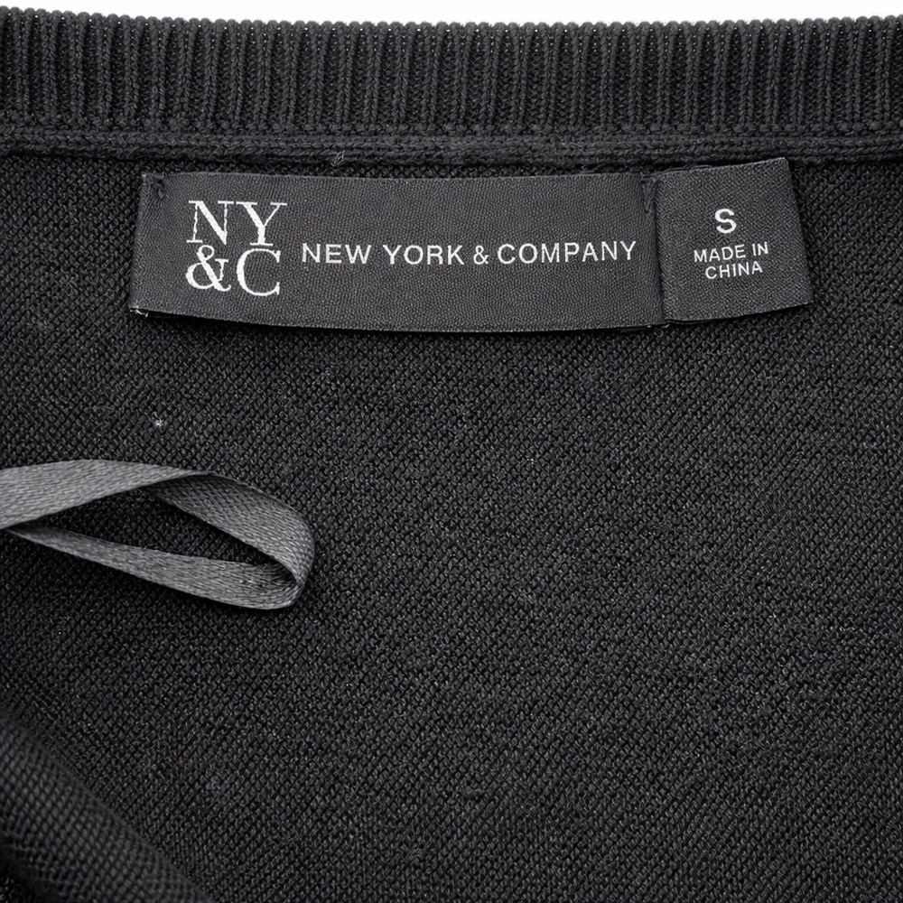 New York & Company Black Sequin Blouse - Picture 10 of 11
